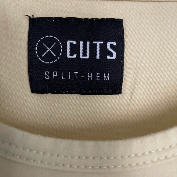 Cuts Clothing split hem-Light yellow - Picture 5 of 6